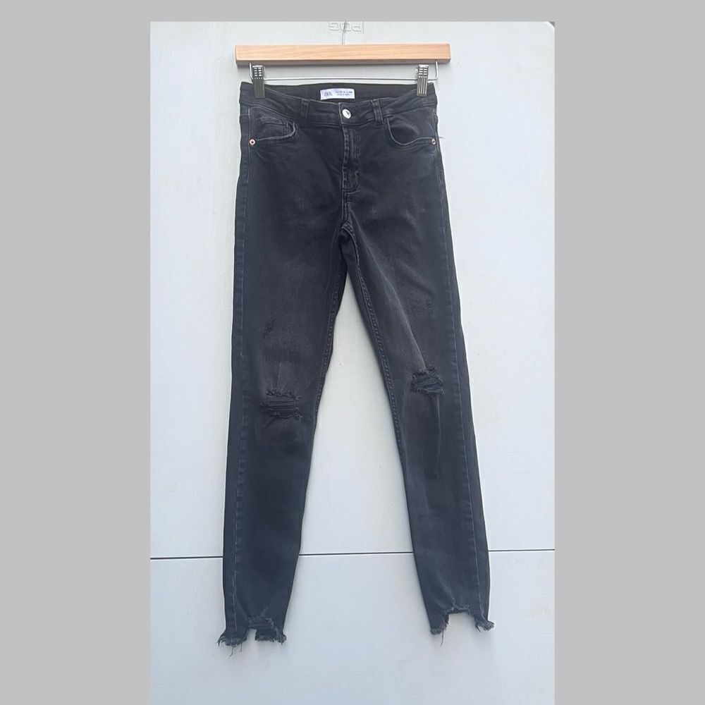 Zara skinny Ripped Details Girl Jeans size 13-14 Y